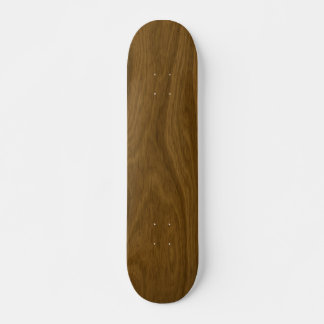 Donkerbruin houten paneel skateboard