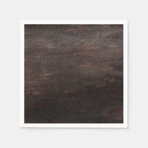 Donkerbruin houtpapier (Napkin) Servet