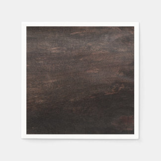 Donkerbruin houtpapier (Napkin) Servet