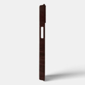 Donkerbruin leder Case-Mate iPhone case (Achterkant / Rechts)
