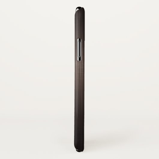 Donkerbruin metallisch achtergrondmonogram Case-Mate iPhone case (Achterkant / rechts)