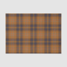 Donkerbruin | oranje plaid van tartan