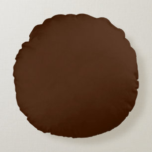 donkerbruin rond kussen