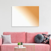 Donkerbruin wit ombre canvas afdruk (Insitu (Woonkamer))