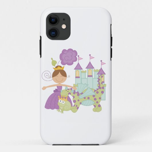 Donkerbruine Prinses Case-Mate iPhone Case (Achterkant)