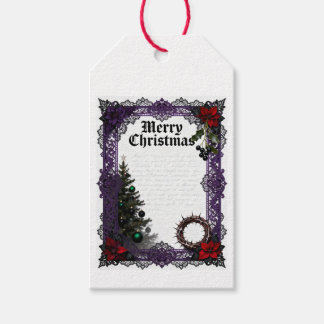 Donkerdere Maar Oudere Kerstkaart 1 Cadeaulabel
