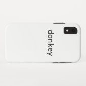 donkerdonker Case-Mate iPhone case (Achterkant (horizontaal))