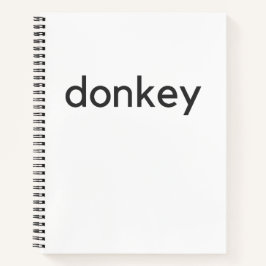 donkerdonker notitieboek