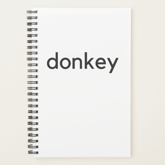 donkerdonker planner (Voorkant)