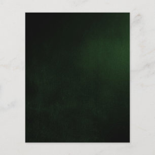 Donkere, aangepaste groene achtergrond flyer