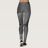 Donkere abstracte leggings (Achterkant)