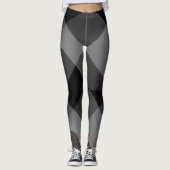 Donkere abstracte leggings (Voorkant)