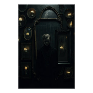 Donkere Academia Esthetische Gotische Design Perfect Poster