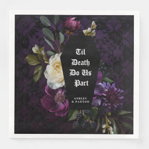 Donkere Academia Gotische Bloemen Tot de dood on Servet