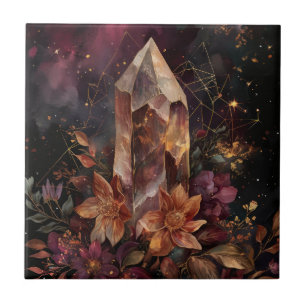 Donkere Academie Amethyst Hemels Ontwerp Tegeltje