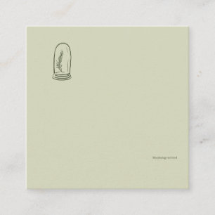 Donkere Academie Botanische Tuin Lezer Cadeau Informatiekaartje