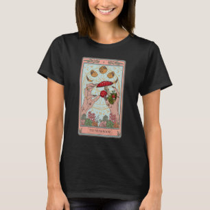 Donkere academie esthetische mystieke paddenstoele t-shirt