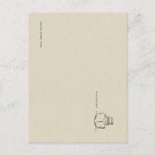 Donkere Academie - inktpot Kunst   Cadeau boek voo Briefkaart