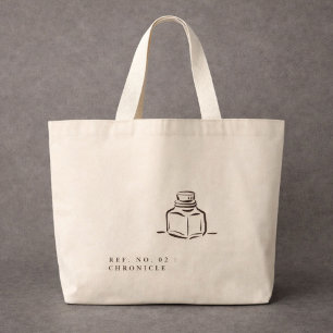 Donkere Academie –Introvert Geschenk Bibliotheek B Grote Tote Bag