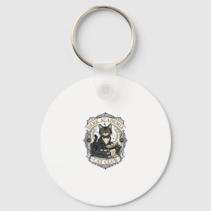 Donkere Academie Kat Kat Vader Cadeau Idee - Donke Sleutelhanger