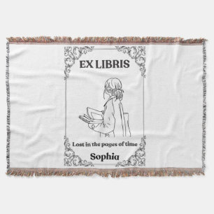 Donkere Academische Ex Libris Gepersonaliseerd Lee Deken