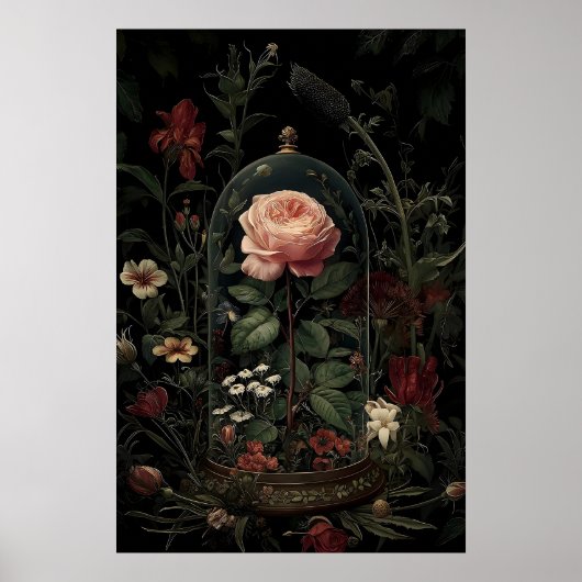 Donkere Academische Kunst Prints, Gotische Kat Vli Poster (Voorkant)