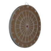  donkere Antiek achtergrond van 1700-inch zwart pa Dartbord (Voorkant Links)