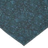Donkere Aqua Blauwgroen Blue Glitter Tafelkleed (Gekanteld)
