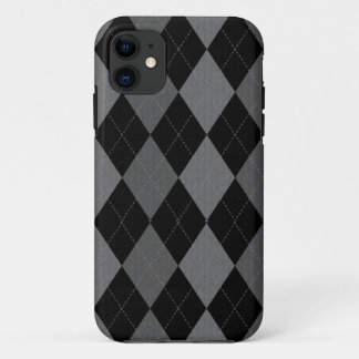 Donkere Argyle iPhone 11 Hoesje