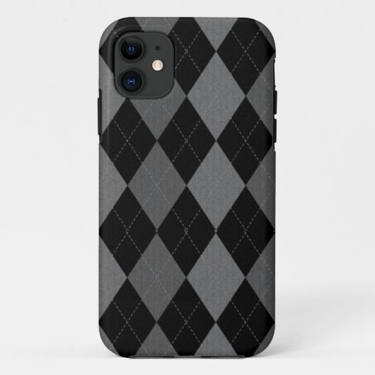 Donkere Argyle Case-Mate iPhone Case (Achterkant)