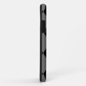 Donkere Argyle Case-Mate iPhone Case (Achterkant/rechts)