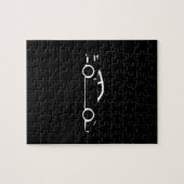 Donkere auto legpuzzel (Horizontaal)