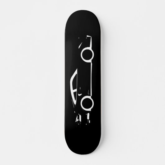 Donkere auto skateboard (Voorkant)