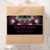 Donkere avondkoekjes, halloween Food Sticker Label (Insitu)