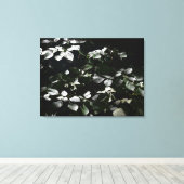 Donkere bladeren canvas afdruk (Insitu (Houten vloer))