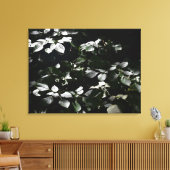 Donkere bladeren canvas afdruk (Insitu (Woonkamer))