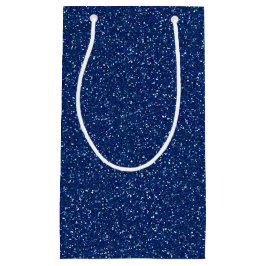 Donkere blauwe rugzak voor glitter klein cadeauzakje