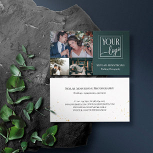 Donkere Blauwgroen foto fotograaf voor Logo fotoco Visitekaartje