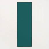 Donkere, Blauwgroen, vaste kleur Yogamat (Achterkant)