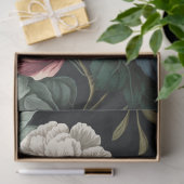  donkere bloemen ontkoppelen tissuepapier (Geschenk)