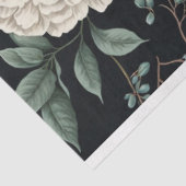  donkere bloemen ontkoppelen tissuepapier (Detail)