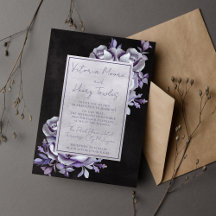 Donkere Bloemen Zwart Gotische Paarse Moody Weddin