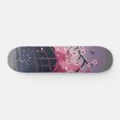Donkere Bloesem Skateboard (Horizontaal)