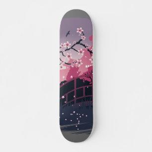 Donkere Bloesem Skateboard