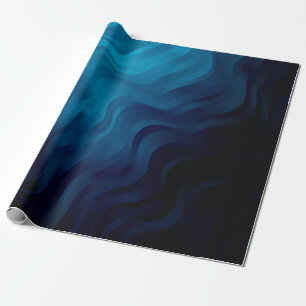 Donkere BLUE achtergrond met lijnen. Kleurrijke il Cadeaupapier