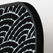 Donkere bogen pickleball paddle (Links Detail)