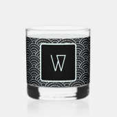 Donkere bogen whisky glas (Achterkant)