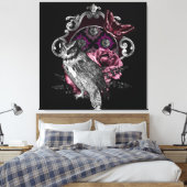 Donkere boomvlieg en drijvers - Gotisch Canvas Afdruk (Insitu (Slaapkamer))