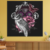 Donkere boomvlieg en drijvers - Gotisch Canvas Afdruk (Insitu (Woonkamer))