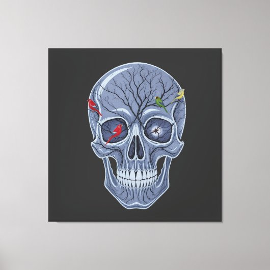 DONKERE BOSSCHEDEL CANVAS AFDRUK (Voorkant)